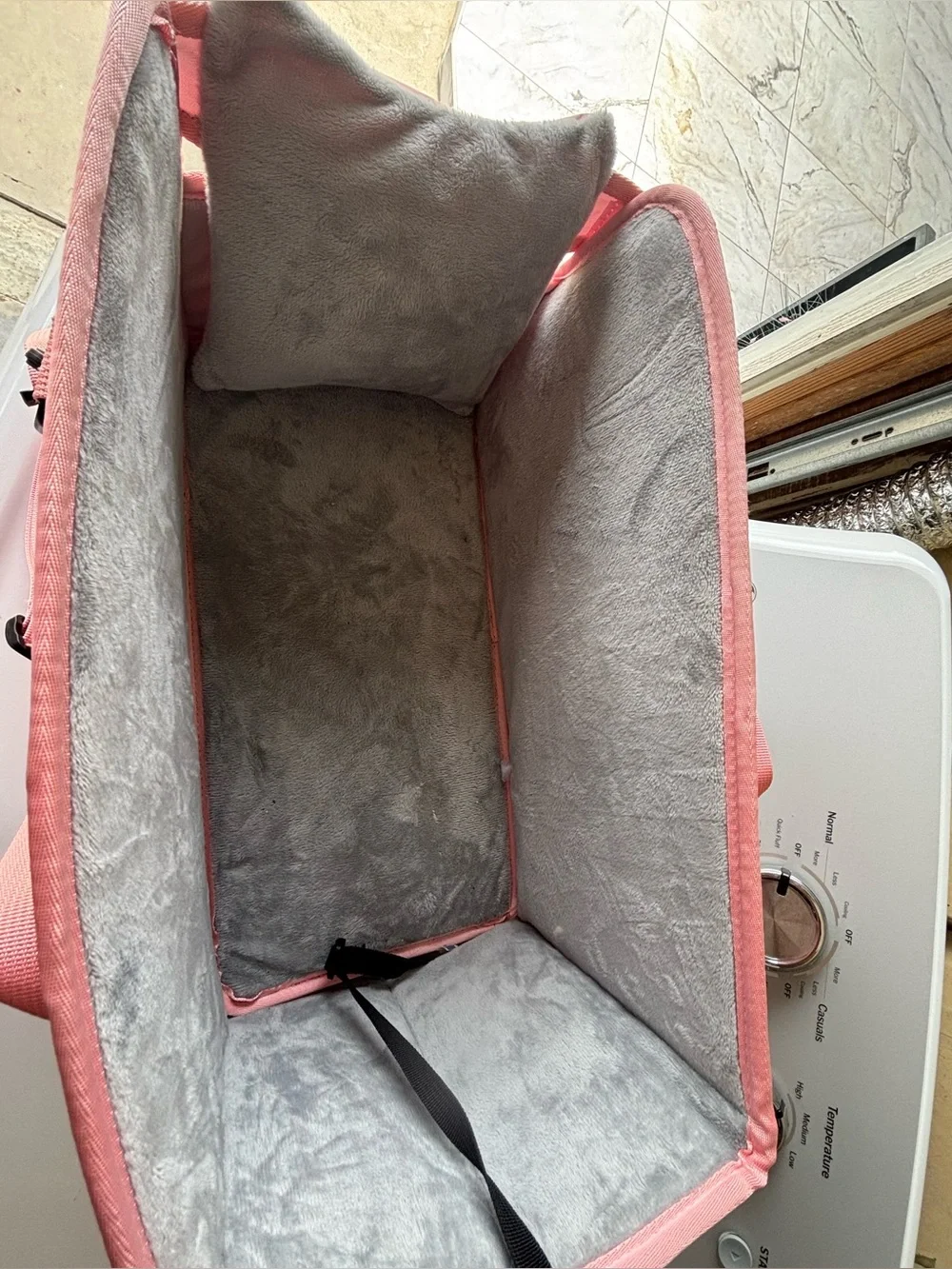 Pink Pet Travel Carrier Tote - Comfortable Soft-Sided Dog Carrier